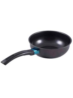DecorTwist - Aluminium Sauce Pan With Wooden Handle Induction Gas Compatible