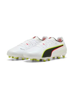 Puma - Unisex White King 20 Ultimate Fg/Ag Football Shoes