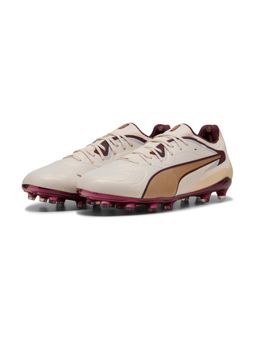 Puma - Unisex Beige KING 20 ULTIMATE LE FG/AG Football Shoes