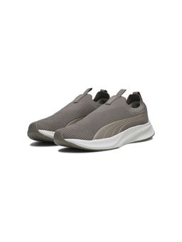 Puma - Unisex Beige Pounce Lite Slip-On Running Shoes