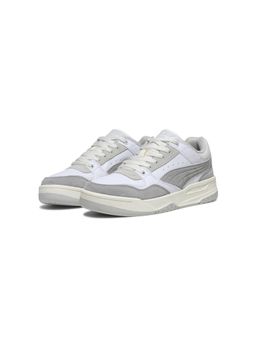 Puma - Unisex White Rebound Retro Leather Sneakers