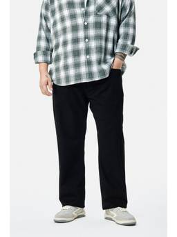 Snitch - Black Denim Straight Casual Jeans for Men