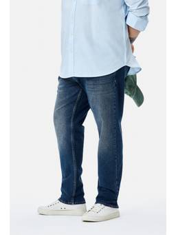 Snitch - Blue Washed Slim Casual Jeans for Men