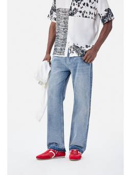 Snitch - Light Blue Washed Straight Casual Jeans for Men