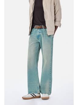 Snitch - Light Blue Washed Flared Casual Jeans for Men