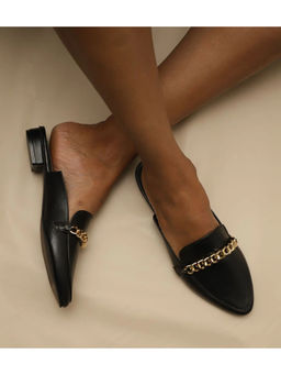 Sole Weavers - Women Be Stylish Black Mules