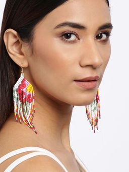 Blueberry - Multi Beaded Drop Earring