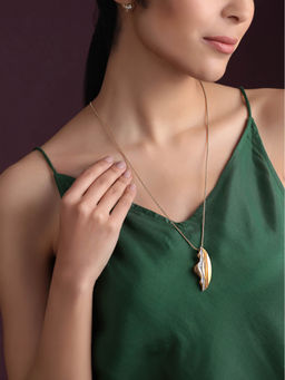 Shaze - Cubic Zirconia Gold Plated Pendant