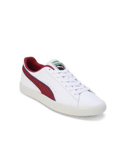 Puma - Clyde Varsity Unisex White Sneakers (UK 7.5)