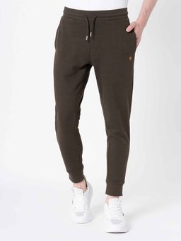 Red Tape - Mens Brown Solid Joggers