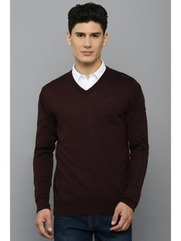 Allen Solly - Maroon Sweater