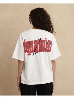RAREISM - Liche Off White Graphic Print Oversized T-shirt
