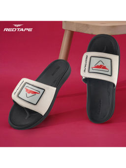 Red Tape - Mens EVA Comfort Printed Velcro Sliders