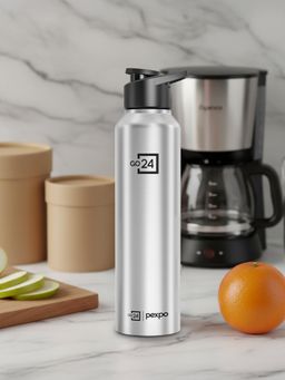 Pexpo - Silver Stainless Steel Vacuum Insulated Flask (1000ml)