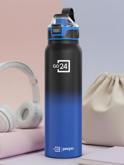 Pexpo - Amaze Black-Blue Ombre Stainless Steel Vacuum Insulated Hot&Cold Flask (940ml)