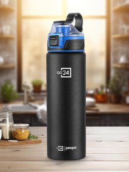 Pexpo - Arctic Knight Black Stainless Steel Fridge Bottle-Sipper (900ml)