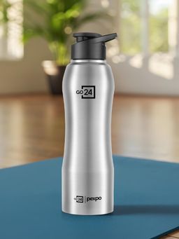 Pexpo - Bistro Silver Stainless Steel Fridge Bottle/Sipper - 1000 Ml