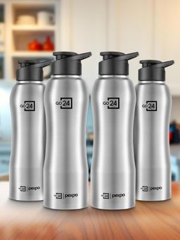 Pexpo - Bistro Silver Fridge Bottle (Pack Of 4)