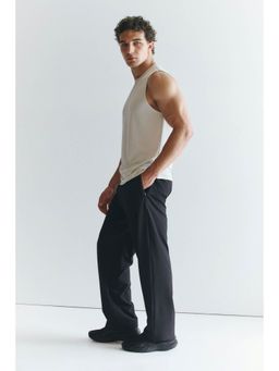 H&M - Men Beige Regular Fit Sports Vest Top With Drymove