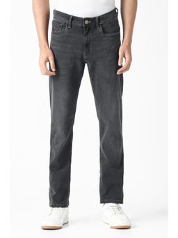 Van Heusen - Men Black Mid Wash Jeanss