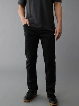 American Eagle - Men Always Black Airflex Slim Straight Jeans