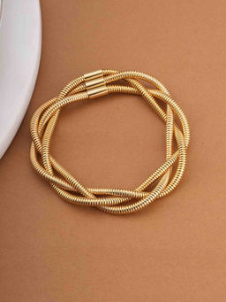Palmonas - Tri Spiral Wire Waterproof and Anti-Tarnish Bracelet for Women's