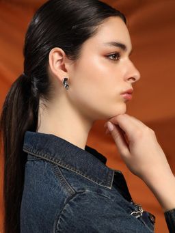 Kazo - Silver Plated Statement Earrings