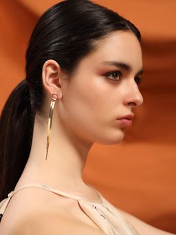 Kazo - Gold Plated Statement Earrings
