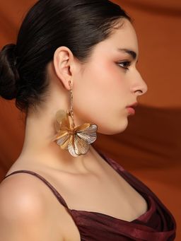 Kazo - Gold Plated Statement Earrings