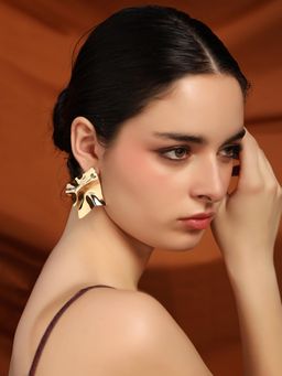 Kazo - Gold Plated Statement Earrings