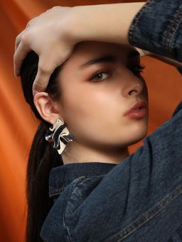 Kazo - Silver Plated Statement Earrings