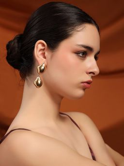Kazo - Gold Plated Statement Earrings