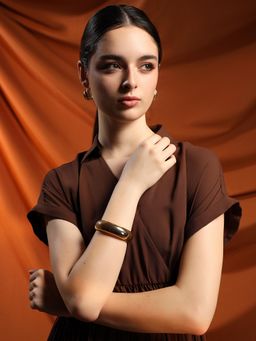 Kazo - Gold Plated Statement Bracelet