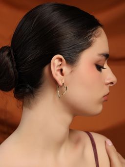 Kazo - Gold Plated Statement Earrings