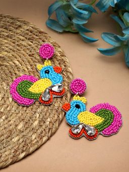 Moedbuille - Multi-Color Contemporary Earrings