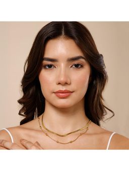 MAASHA - Gold Plated Statement Necklace