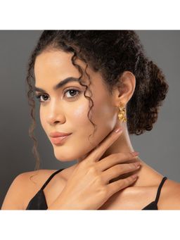 MAASHA - Gold Plated Statement Earrings
