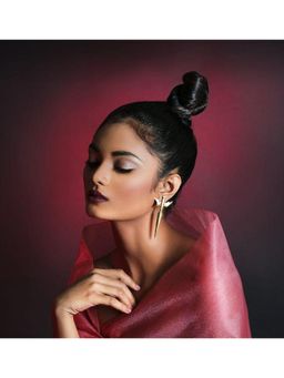 ZAZA BY SOMYA - Glam Gold Earrings