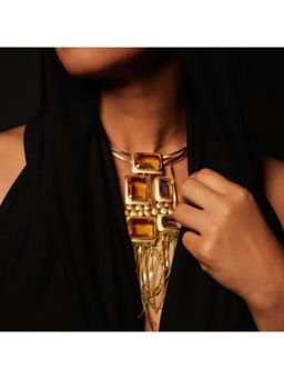 ZAZA BY SOMYA - Royal Engulfed Multicolour Neckpiece