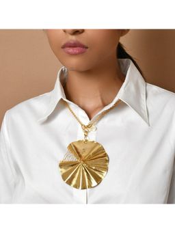 ZAZA BY SOMYA - Floral Flourish Gold Necklace