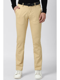 Peter England - Men Khaki Casual Trouser
