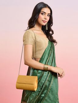 Fabindia - Mustard Clutch