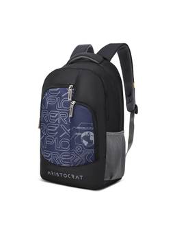 Aristocrat - Unisex Code Black 17 Inch Compatible Laptop Backpack With 3 Compartments - 32L