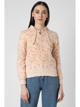 Van Heusen - Women Pink Print Hoodie