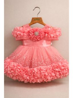 Katibi Kids - Moonlit Blossom Dress-Pink