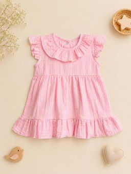 Kidbea - Baby Girls Organic Cotton Dress-Pink