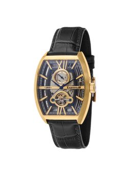 Earnshaw - Holborn Skeleton Mechanical Automatic Black Tonneau Dial Mens Watch - ES-8111-02