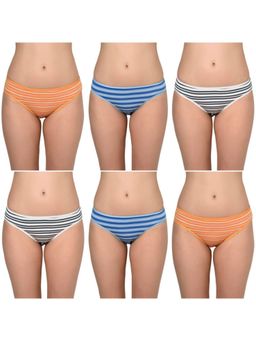 Bodycare - Women's Assorted Panty (Pack Of 6) - Multi-Color