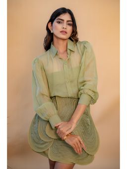 SUBTLE - Green Butterfly Breeze Co-Ord Set