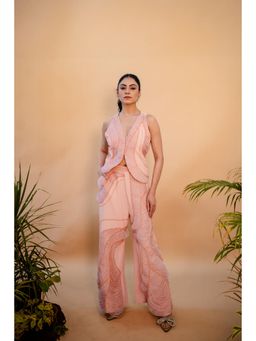 SUBTLE - Pink Aeris Embroidered Co-Ord Set